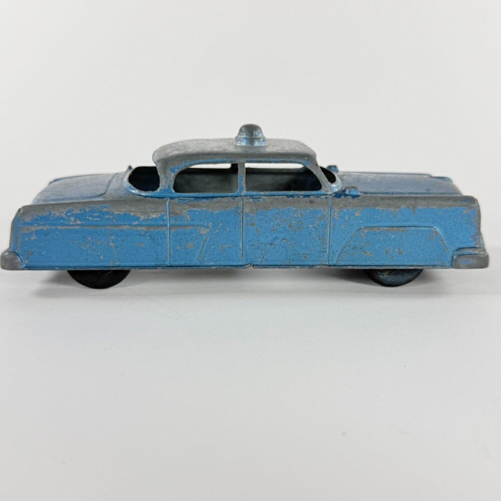 Vintage Goodee Ford Police Cruiser Diecast Toy Car Dark Blue 1950s USA